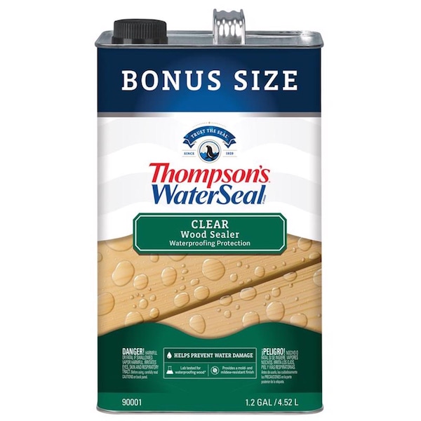 Thompsons Thompson's WaterSeal Clear Wood Sealer Clear Oil-Based Wood Sealant 1.2 gal TH.090001-03 - main